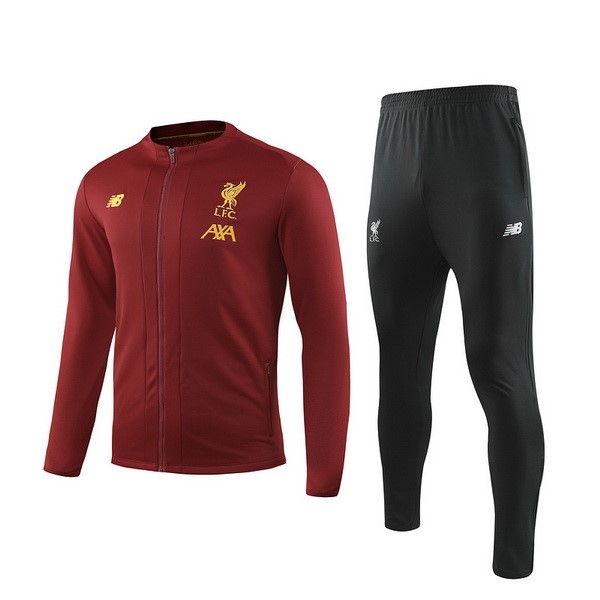 Survetement Football Liverpool 2019-20 Rouge Noir